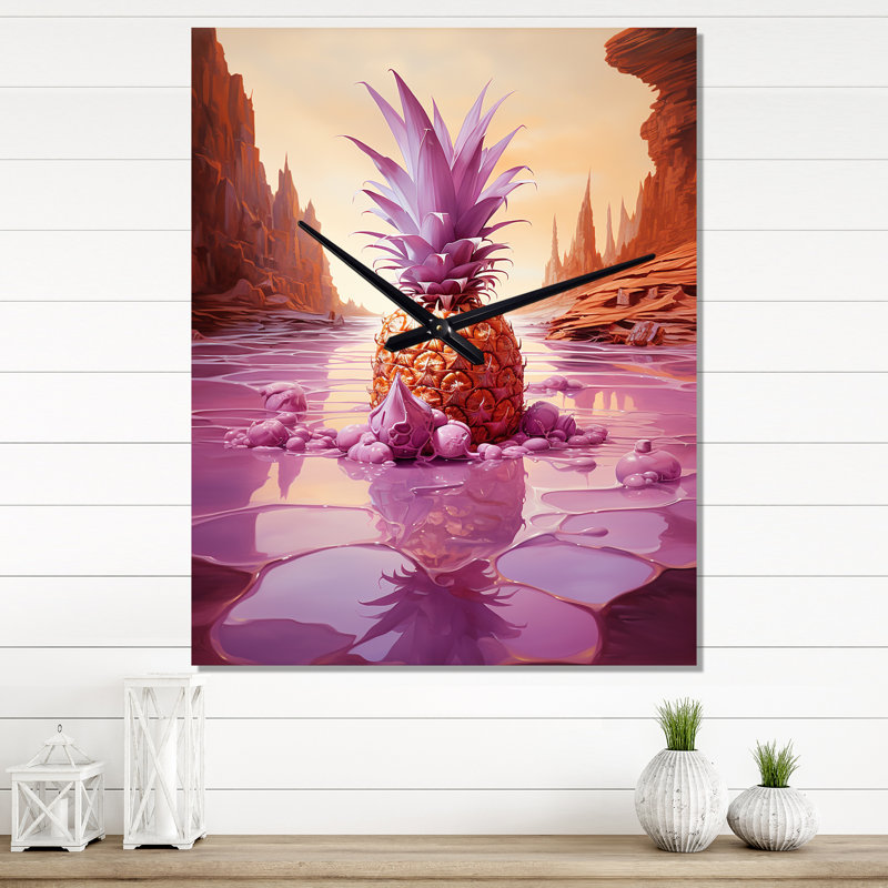 Deyvin - Ananas très horloges murales, Petit