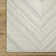Tapis beige rectangulaire en laine touffeté à la main Lumpkin