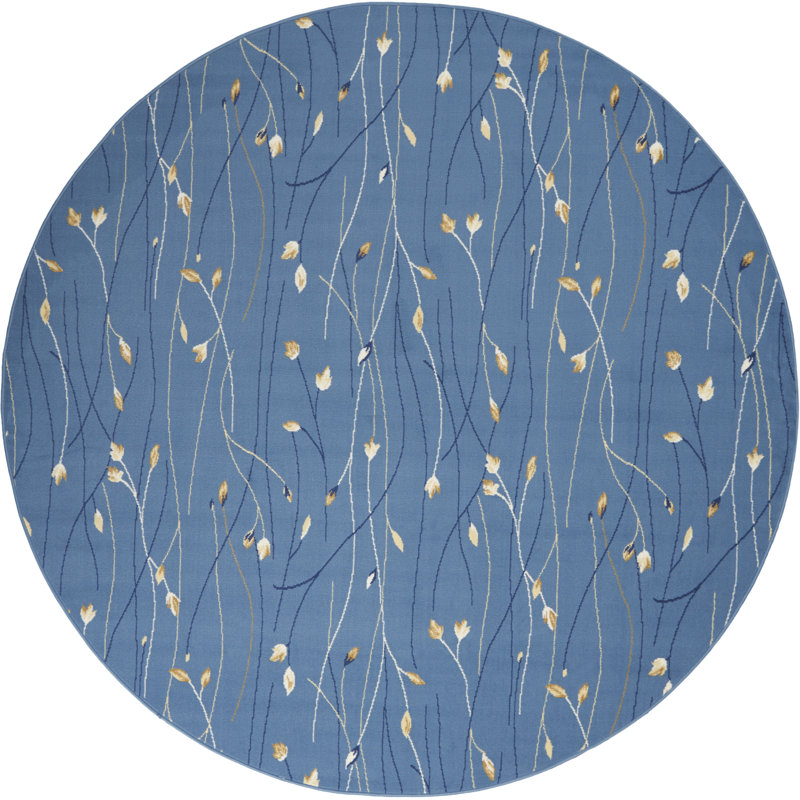 Yesima Indoor Rug, Round 8'