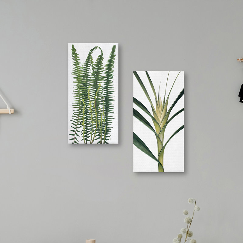 " Green Things 1, Green Things 4 " 2 - Pieces