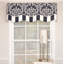 Ozbourne Damask Scalloped Window Valance-929922550