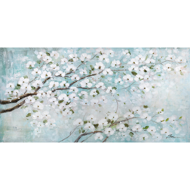 " Cherry Bloosm ", 24" H x 48" W x 1.5" D