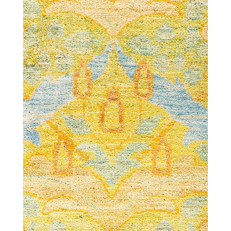 Overyed One-of-a-Kind Rectangle 9'1" X 11'9" Hand Knotted Area Rug