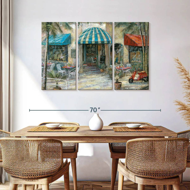 Lilie Christine's South Beach Cafe, 36" H x 57" W