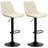 Styner Swivel Upholstered Adjustable Height Counter Stool with Metal Frame-694646132