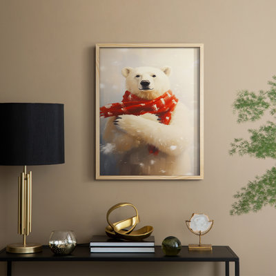 Christmas Holiday Art -Series 2-CXXXI Framed Print - Solid Wood
