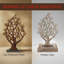 Sculpture d'arbre en bois faite à la main - conception inspirée de la nature pour la décoration intérieure et les cadeaux de Noël
