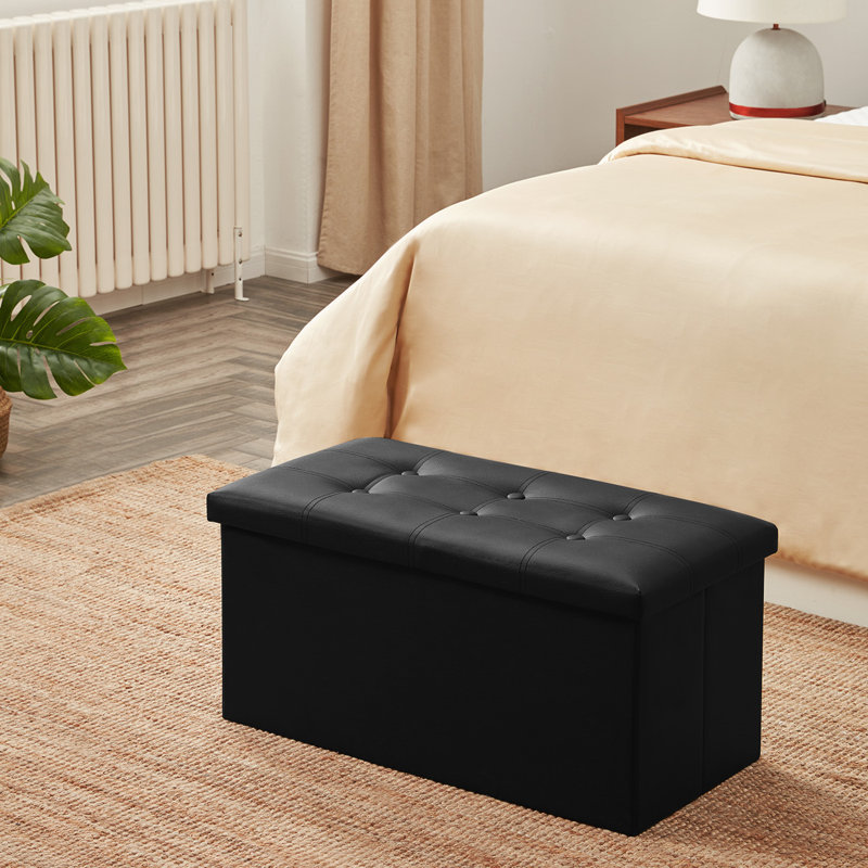 Banc de rangement rembourré Kecia