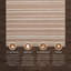 Tapis intérieur / extérieur à rayures brun clair / crème Kivett-799138708