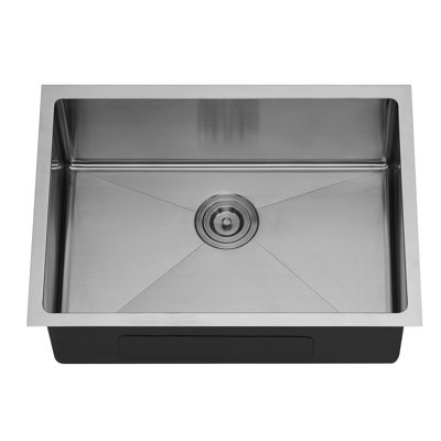 Elko 25'' L Single Bowl Stainless Steel Kitchen Sink