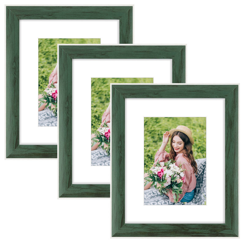 Ensemble de cadres muraux en bois Gallery, H 13,78 po x l 10,79 po x P 0,47 po