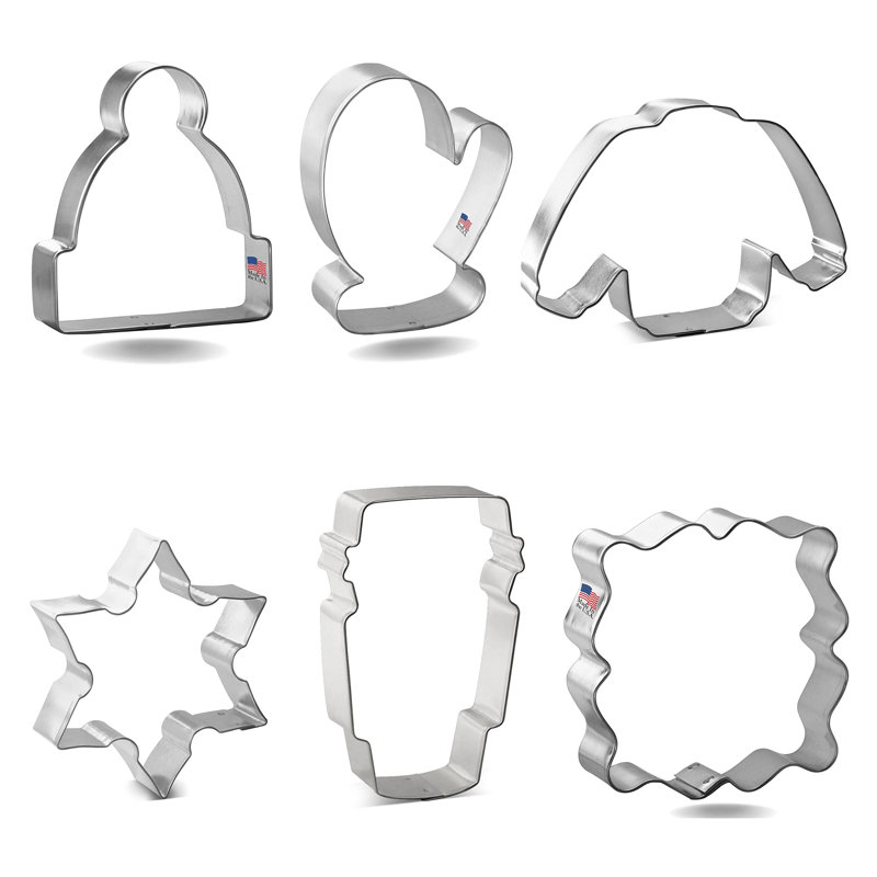 CookieCutter.com 6 -Piece Non-Stick Cookie Cutter