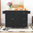 Draden 3 Drawers Rolling Mobile Kitchen Island With Wood Top-1378852405