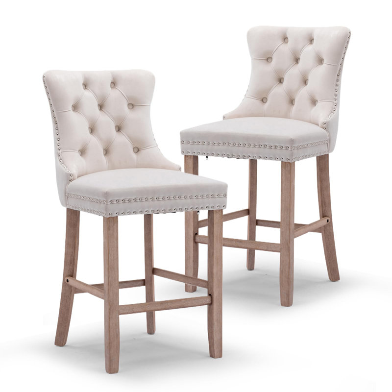 Tabouret 27,2 po Zuckerman, Beige, Beige