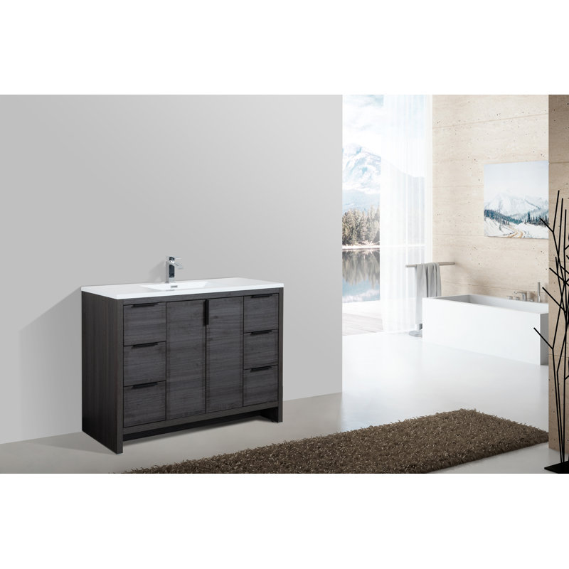 Meuble-lavabo simple 48 po Evana