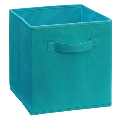 27cm Cube Fabric Bin with Pull Handle by ClosetMaid