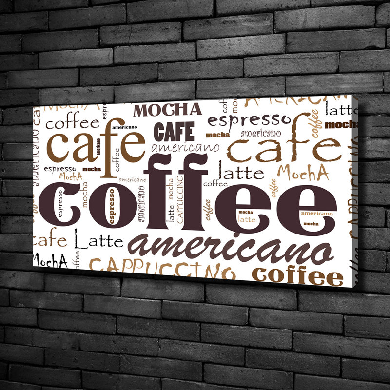 Coffee - No Frame Print on Canvas