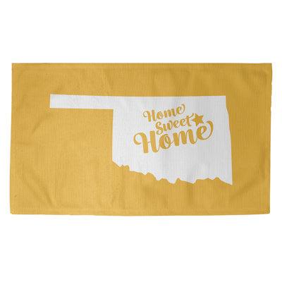Tapis jaune tulsa de la maison doux