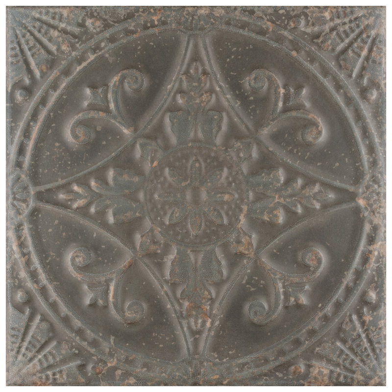 Saja 13" x 13" Ceramic Patterned Wall & Floor Tile