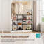 Alend 37cm W Metal Height -Adjustable Shelving Unit