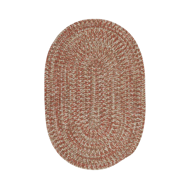 Tapis réversible intérieur / extérieur Freels - terre cuite, Tapis de couloir 2 pi x 5 pi