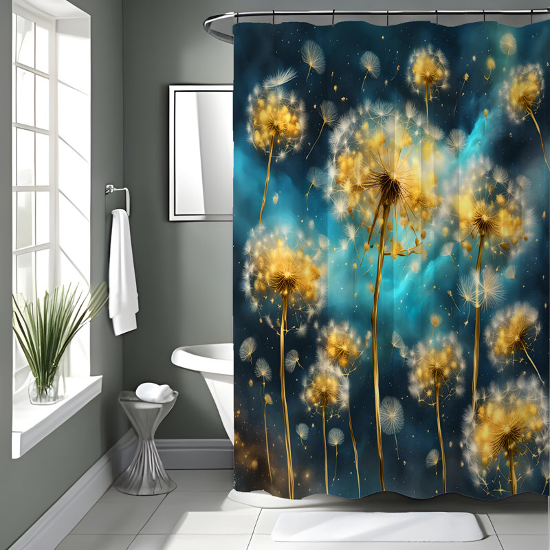 Rideau de douche Theda, H 72 po x l 70 po