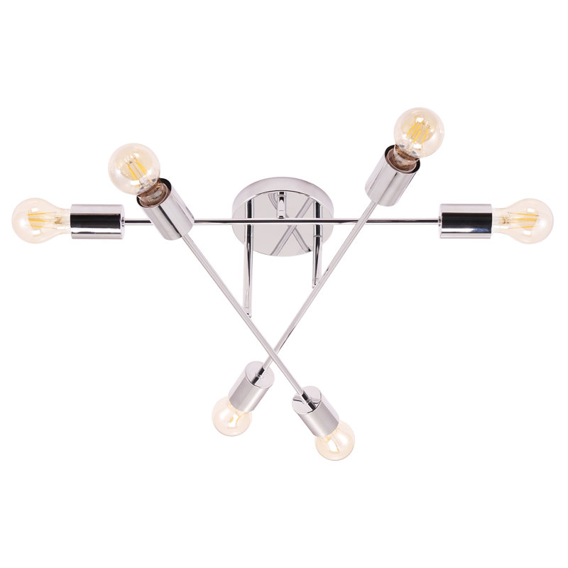 Semi Flush Mount, Chrome
