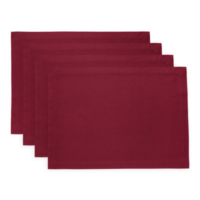 Dru - Cotton Linen Plain Placemats
