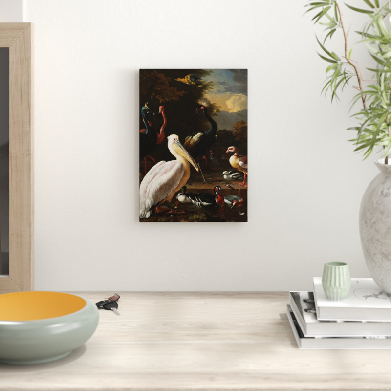 Melchior dHondecoeter Birds - Frameless Print, 42cm H x 29.7cm W