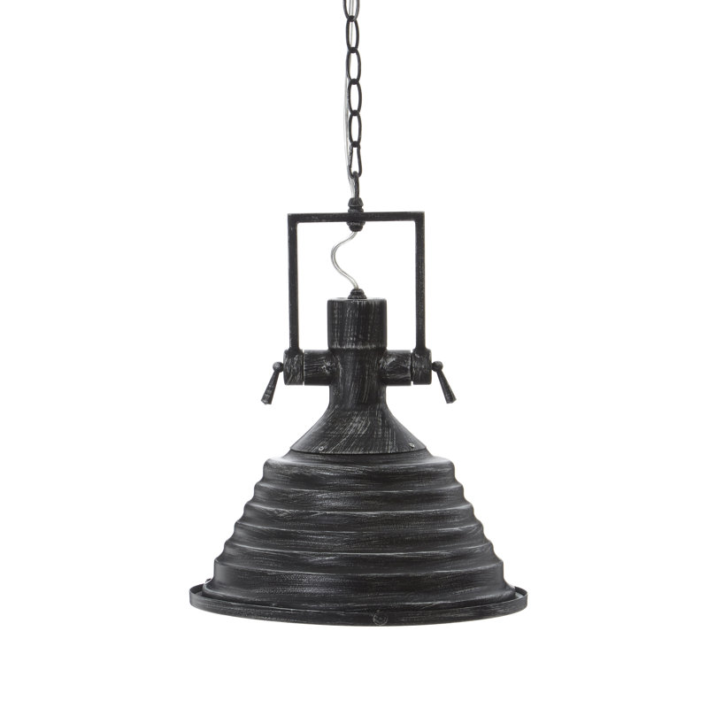 Addison 1 - Light Cone Pendant, Black