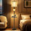 Lampe sur pied 64 "Vintage