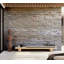 Beige Weathered Brick Wall Wall Mural-277764445