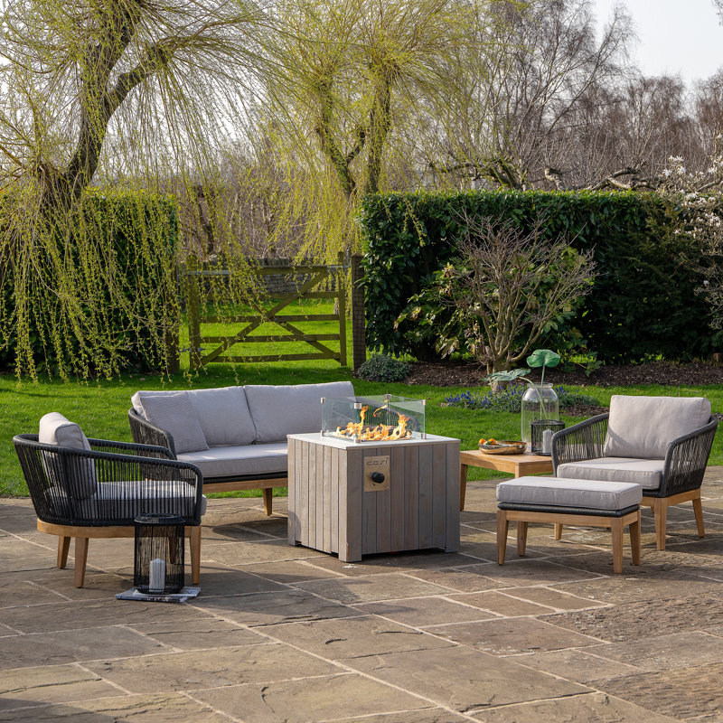 Lisa Square Propane Smokeless Fire Pit