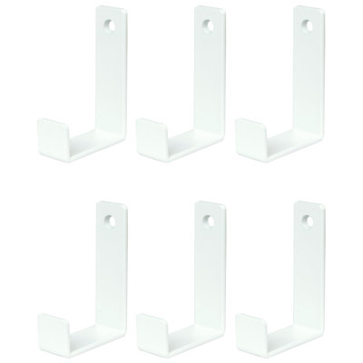 6 Pack Heavy Duty Stainless Steel Outdoor Wall Hooks for Hanging Towel, Coat, Backpack, Keys, etc