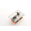 Robinet de douche thermostatique en laiton massif - 3 voies, équilibrage, 2 entrées, fini nickel brossé, sorties 1/2".
