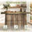 Bar Table With 2-tier Storage & Footrest