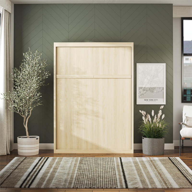 Wexford Murphy Bed, Full, Light Oak