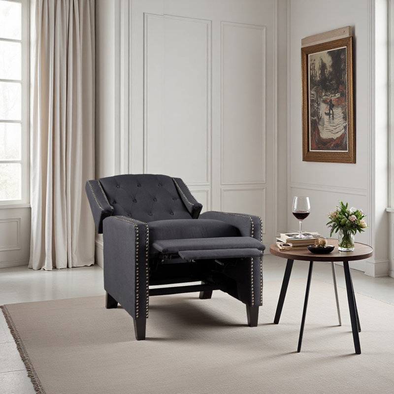 Chaise en tissu Classic, Gris foncé