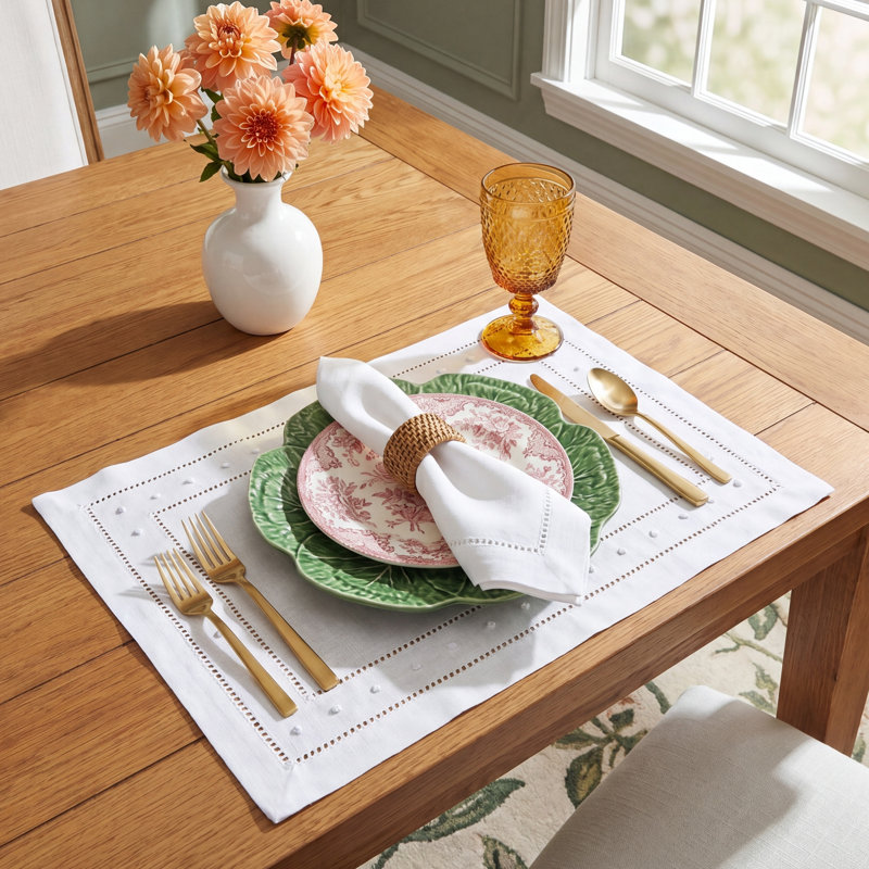 Polyester No Pattern Rectangle Placemat
