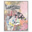 Palm Tree Pinks Abstract Canvas Print by Oliver Gal, Black Frame, 16 x 20-430049392-430049394
