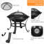 Round Iron Wood Burning Fire Pit