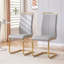Chaises de salle à manger cantilever modernes Amari en similicuir avec base au fini doré (lot de 2)-1268853342-1214924634-1236662290