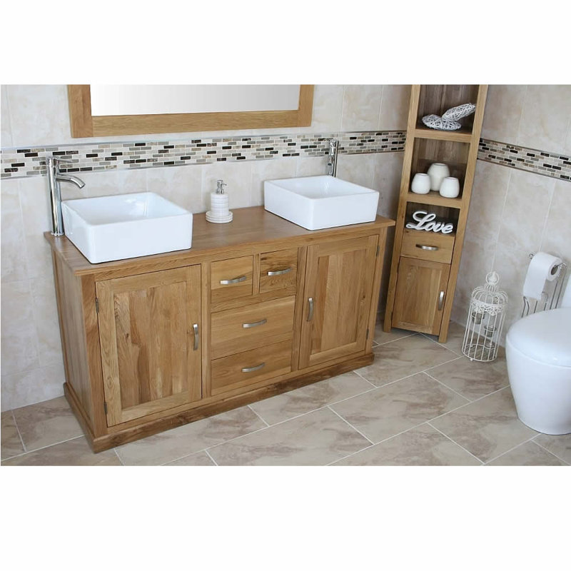 Elmore 1430mm Single Bathroom Vanity with Vessel Ceramic Basin