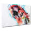 Scarlet Red Macaw Parrot In Abstract - Wrapped Canvas-55341234