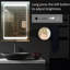 Armoire de rangement lumineuse pour salle de bain avec miroir - 3 tablettes, à intensité variable et deux options de couleur, économiseur d'espace mural, acier inoxydable rouille, gradateur 2 couleurs acier argenté