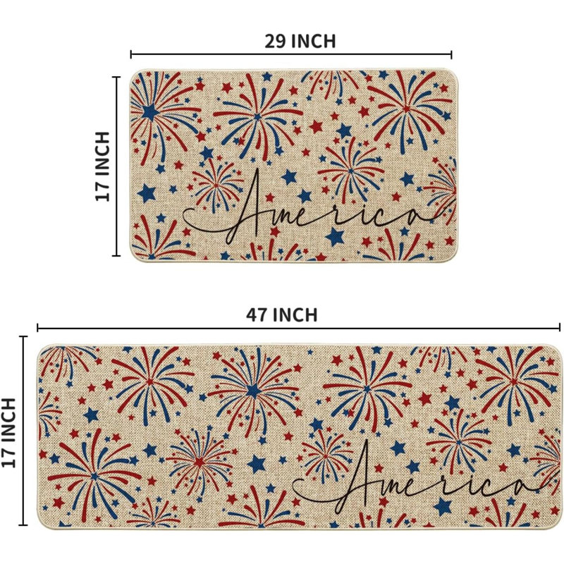 Tapis de cuisine antidérapant Kanili