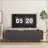 Black  TV Stand Fluted 68"