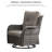 Schutt Wicker Rattan 5 Person Outdoor Seating Group with Fire Pit, Rocking Swivel Chairs, Sofa and Ottomans-1672539355-1665498698