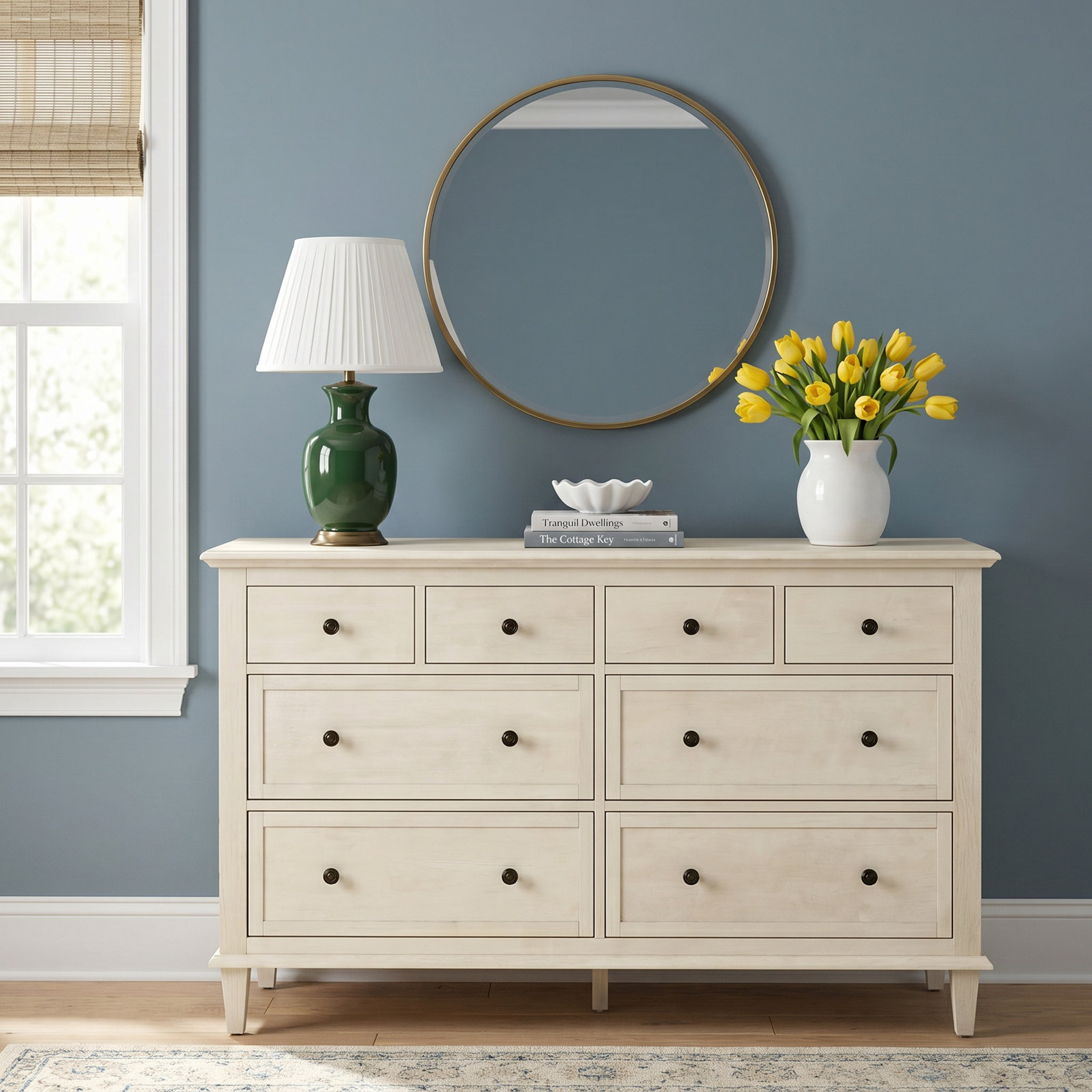 Lugano 66" Acacia Double Dresser