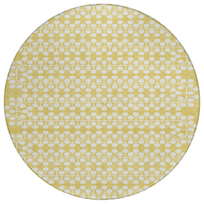 Machine Washable Indoor/Outdoor Boruta ACN2247 Geometric Rug